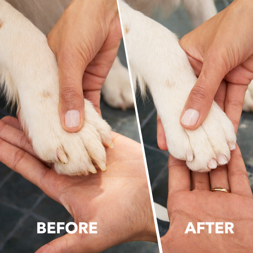 LED Pet Nail Grinder – Quiet & Safe Nail Trimmer for Dogs & Cats